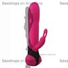 Vibrador rotativo con estimulador y carga usb